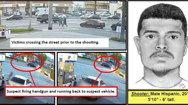 Authorities circulate composite sketch of suspect in fatal Azusa shooting