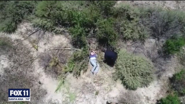 Police drone finds missing woman and her dog