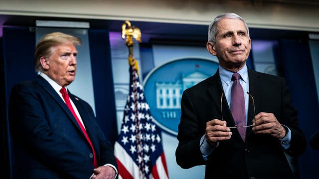 Trump's push for opening school clashes with Fauci's caution