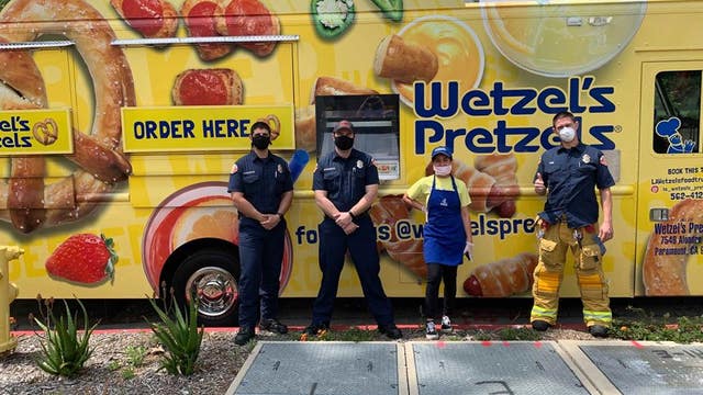 New Wetzel's Pretzel truck treks to coronavirus frontlines