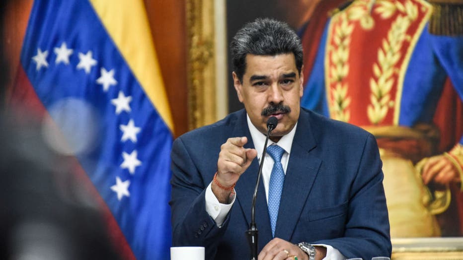 Nicolas Maduro Press Call At Miraflores