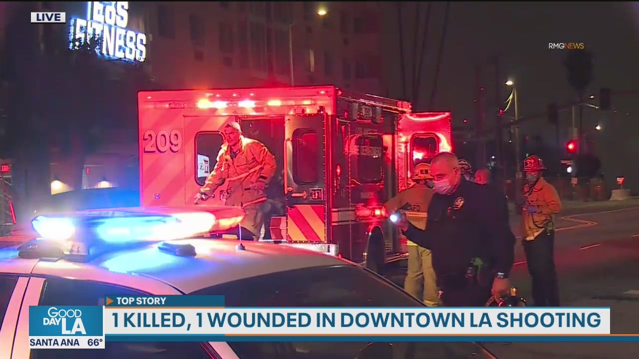 1 Killed, 1 Wounded In Downtown Los Angeles Shooting