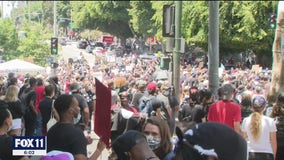 'Our lives do matter': Downtown LA protesters call for changes to current society