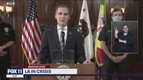 LA Mayor Garcetti says peaceful protests are welcome, crackdown on looters to continue