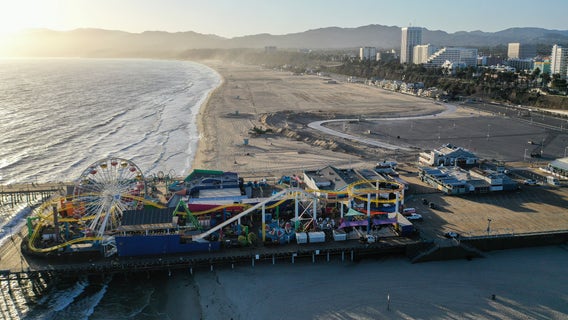 Santa Monica Pier reopens to the public with modifications after 3-month closure