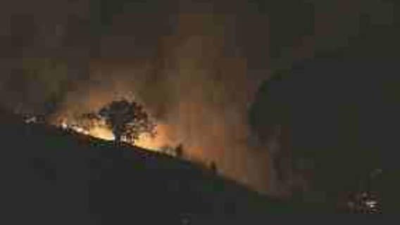 Fireworks caused 15-acre brush fire in Hacienda Heights: officials