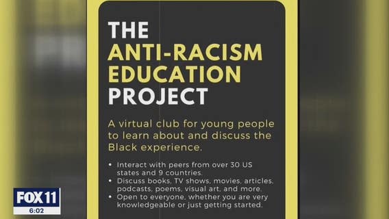 Local teen creates virtual book club to educate others on racism