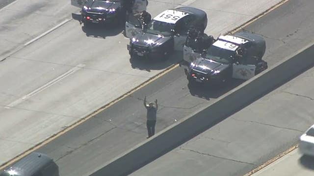 Suspect in custody after two-hour high-speed pursuit from Seal Beach to Los Angeles and ended in Banning