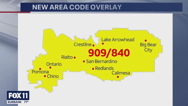area code 909 cities