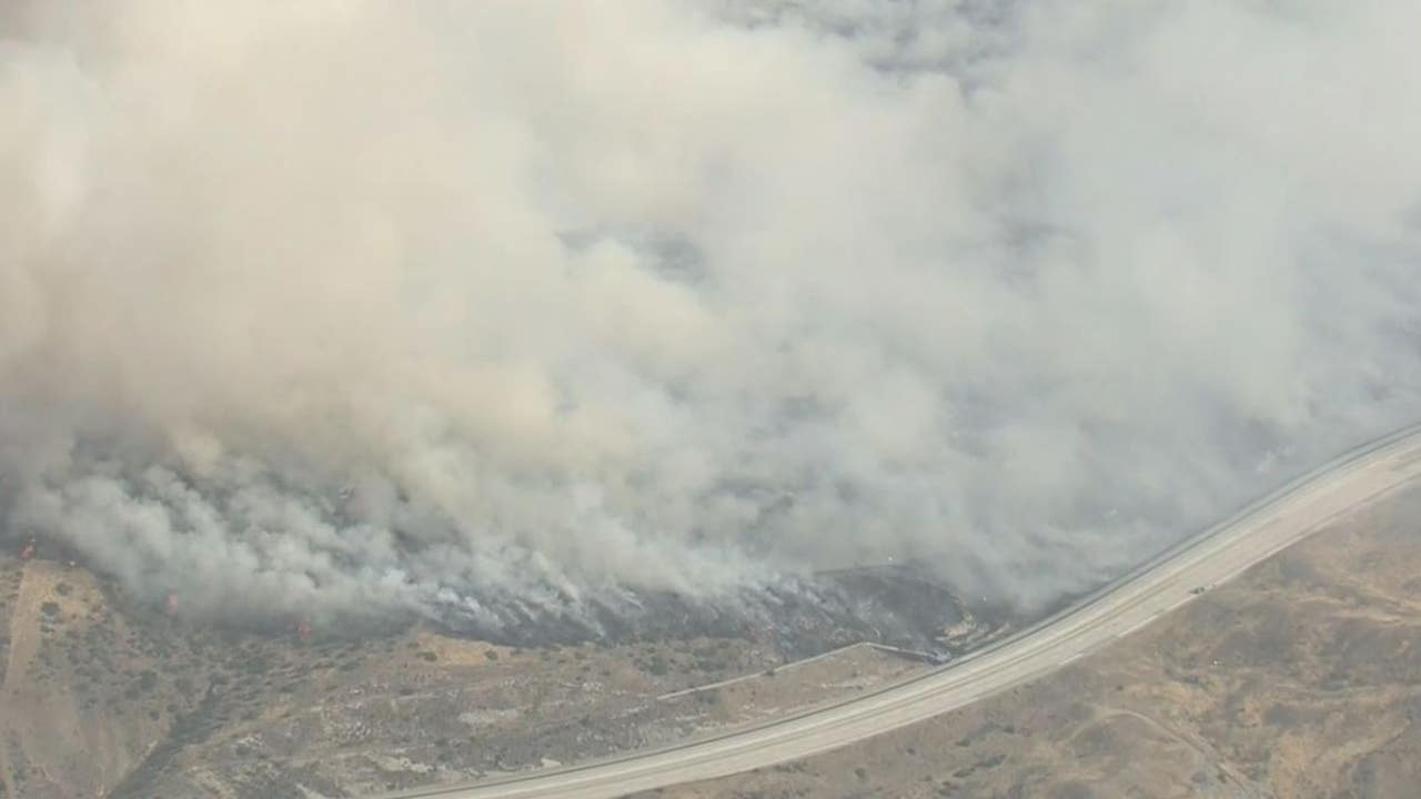 Crews Battling Massive Brush Fire In Los Angeles County