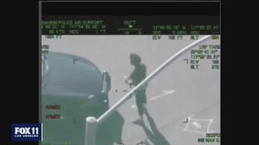 Anaheim police cruiser hits Black Lives Matter protester