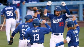 Dodgers win in first exhibition game of 2020 at Dodger Stadium