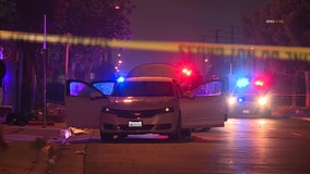 Man, two boys, wounded in car-to-car shooting in Gardena area; suspect sought