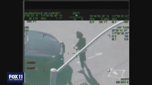 Anaheim police cruiser hits Black Lives Matter protester