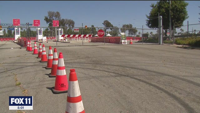 Dodger Stadium testing to resume Tuesday after Monday's closure