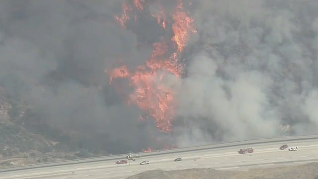 Mandatory evacuation orders lifted after massive fire ignites in Santa Clarita