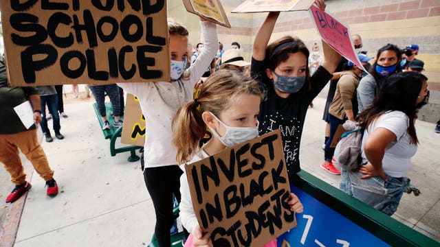 LA school board votes to cut school police budget, PD Chief Todd Chamberlain resigns