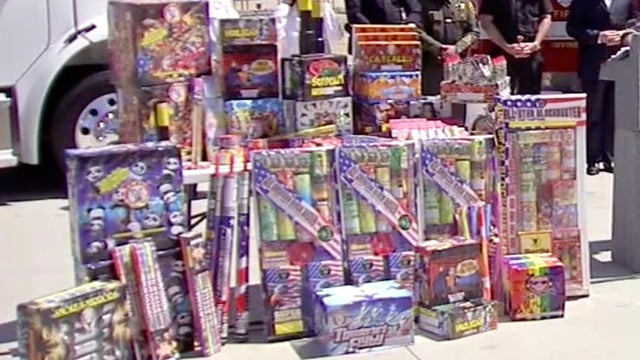 Pasadena father, son arrested for allegedly starting garage blaze with illegal fireworks