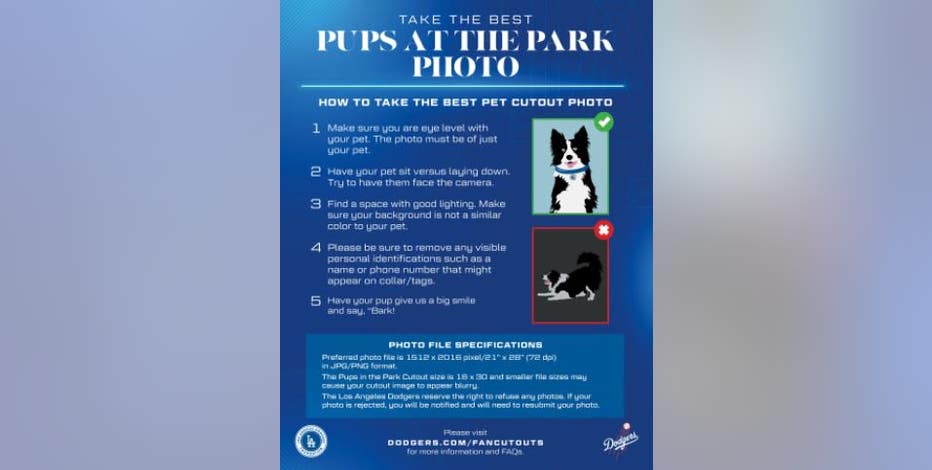 Dodgers are selling cutouts of fans' cats and dogs