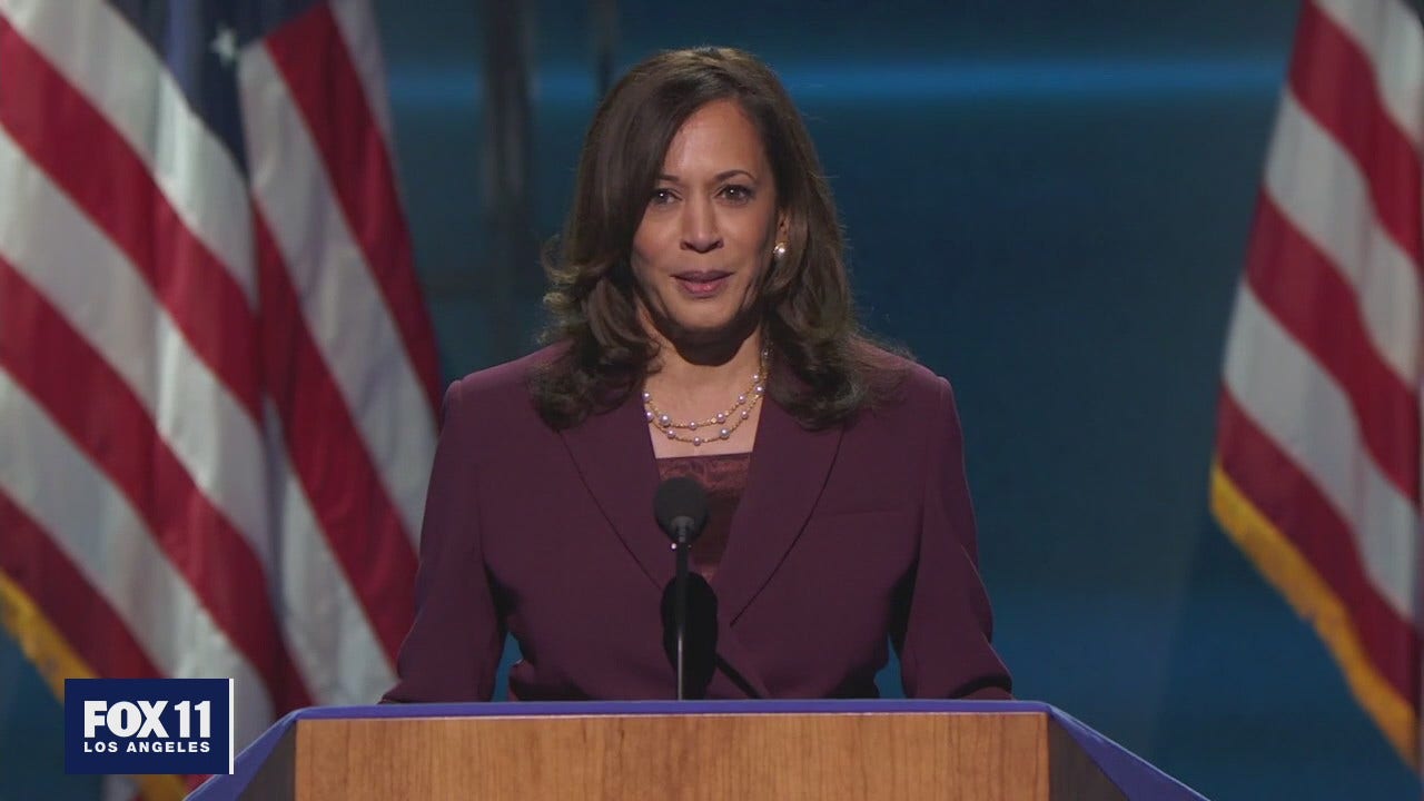 Residents React To Kamala Harris' Historic DNC Speech | FOX 11 Los Angeles