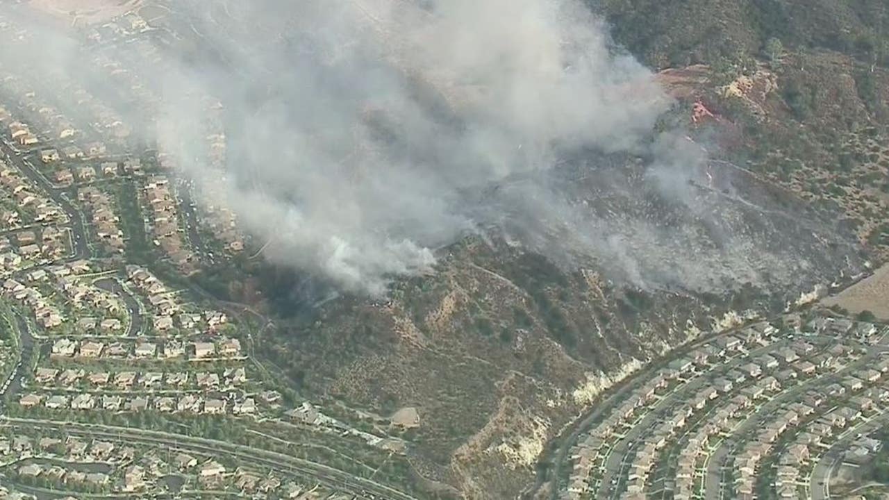 Fire breaks out in Cleveland National Forest near Corona FOX 11 Los