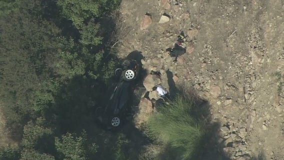 Authorities ID young man killed when vehicle plunged 100 feet off side of road near Malibu