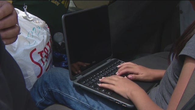 The difficulties of distance learning for families facing homelessness