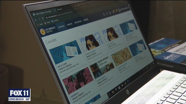 As LAUSD students gear up to go ‘back-to-school’ at home, no two distance-learning setups are alike