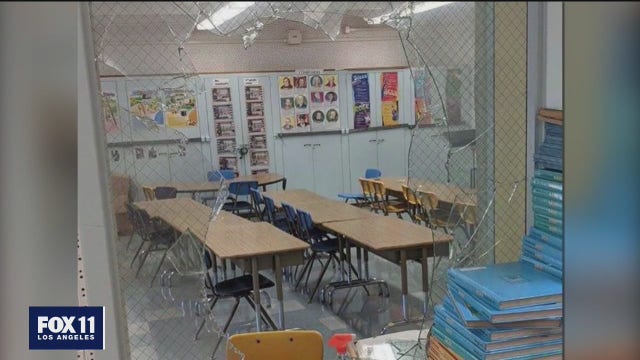 Property crime on the rise at LAUSD schools following cuts to weekend, overnight school patrols, police say