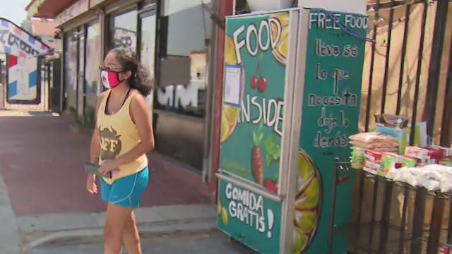 Community fridges that feed those in need popping up around Los Angeles