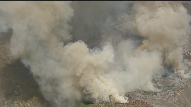 Brush fire burning near Lake Hughes reaches 65% containment; evacuation orders to be lifted