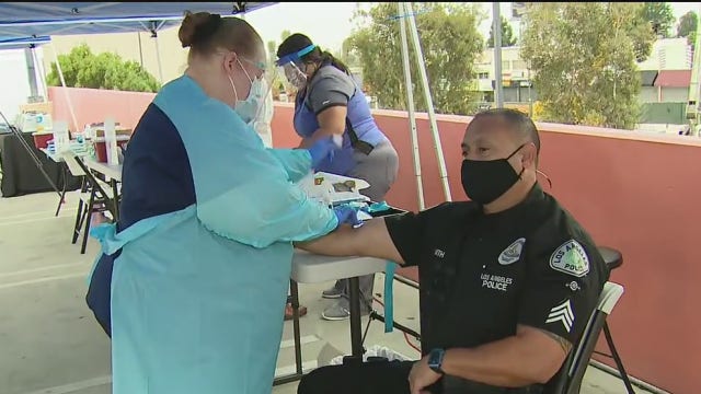 Free coronavirus antibody testing site opens for limited time in Baldwin Hills