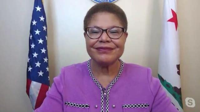 Former VP finalist Karen Bass on Joe Biden’s DNC speech: "He knocked it out of the park"