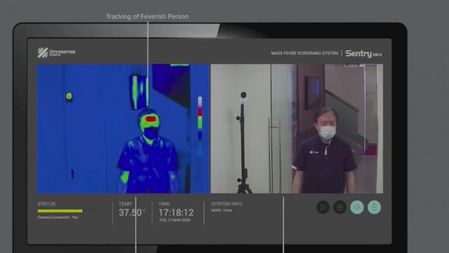 Thermal imaging cameras becoming 'new normal' to screen crowds