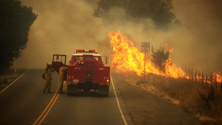 The Hennessey Fire in Vacaville