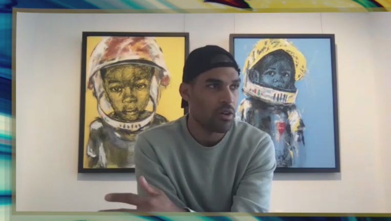 MLB player turned artist Micah Johnson has big dreams