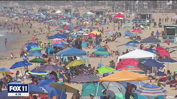 Large crowds flock to SoCal beaches over Labor Day weekend