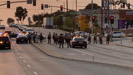A dozen protesters arrested at South Los Angeles demonstration in memory of Dijon Kizzee
