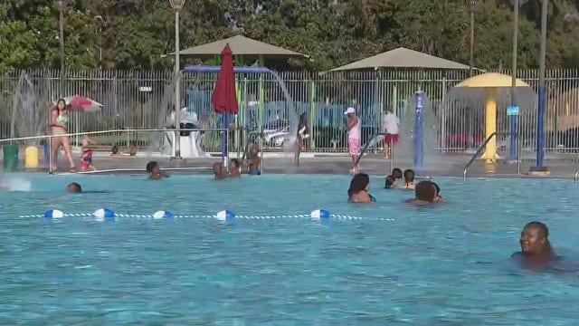 San Bernardino opens aquatic center in time for holiday heat wave