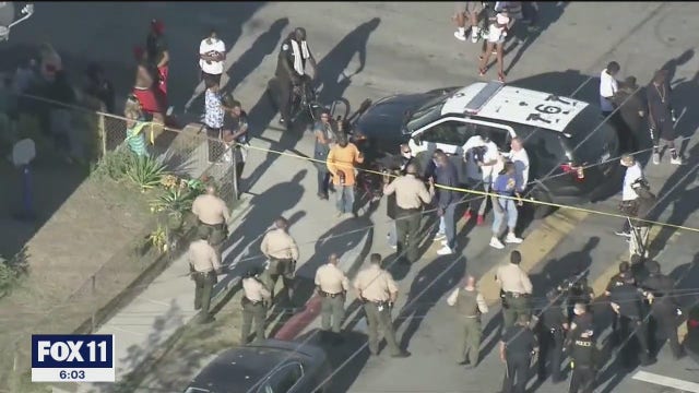 Black Lives Matter LA sends a call to action tweet after deputies fatally shoot man