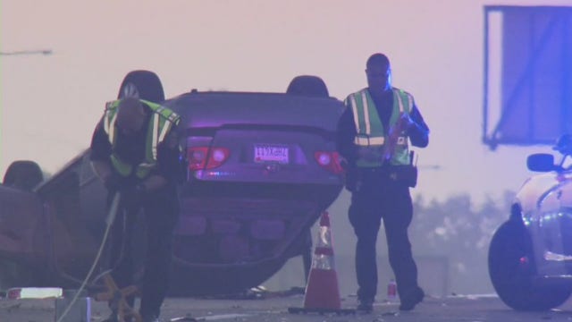Deadly morning crash on southbound 405 Freeway snarls traffic for miles