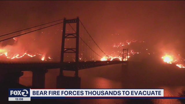 3 dead in Bear Fire near Chico, mandatory evacuations ordered