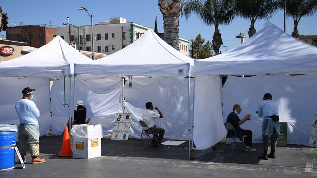 Some LA COVID-19 testing centers to close during Labor Day weekend heat wave