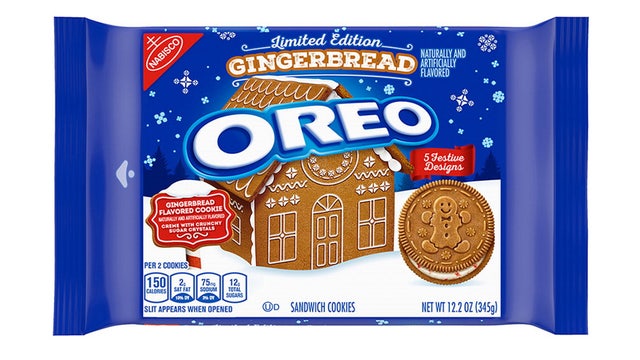 Oreo releasing 'first-ever' gingerbread-flavored cookie for holiday season