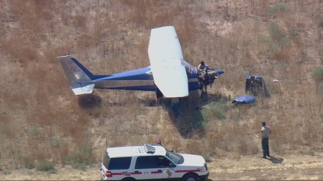 Small plane makes emergency landing near Lake Mathews