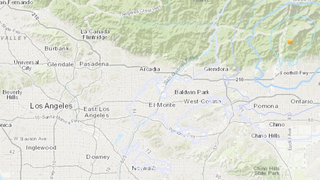 Preliminary 3.2-magnitude quake strikes Rancho Cucamonga, felt in portions of SoCal