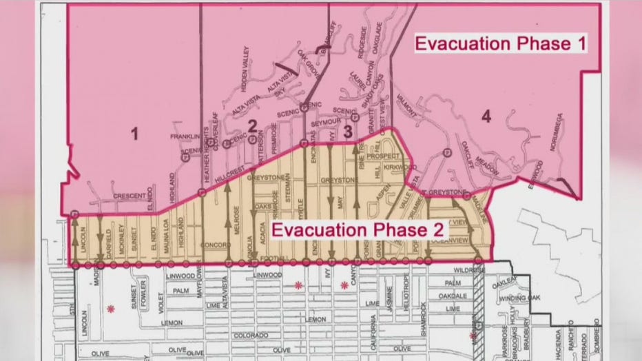 officials warn residents in foothill areas below bobcat fire evactuation