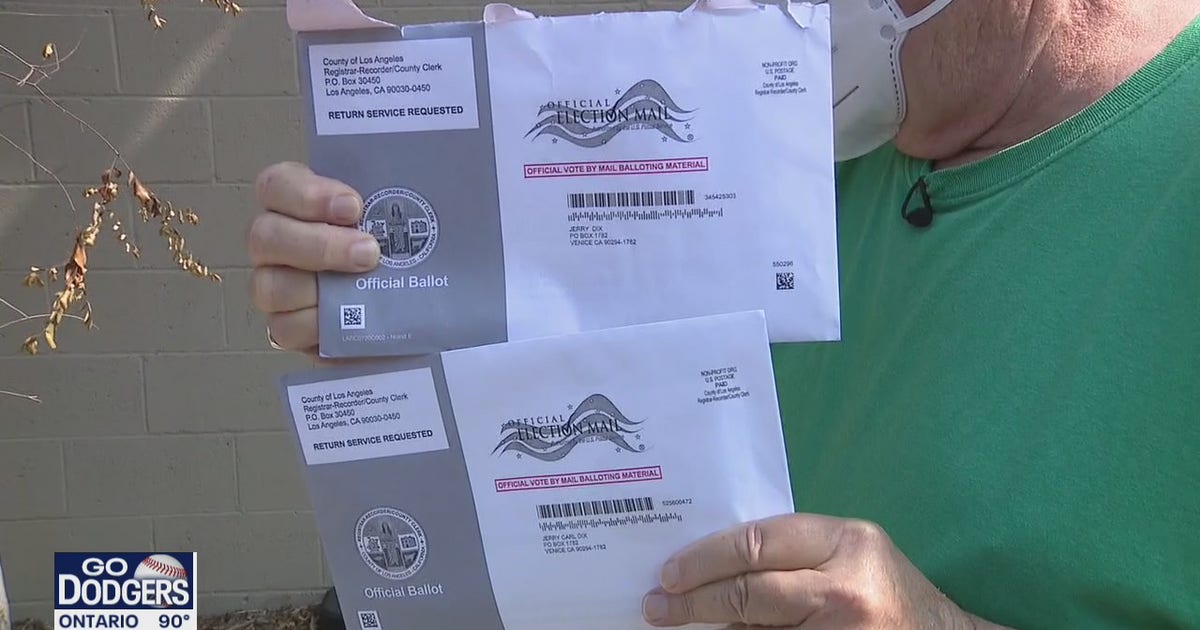 Multiple mail-in ballots sent to LA County voters, raising concerns ...