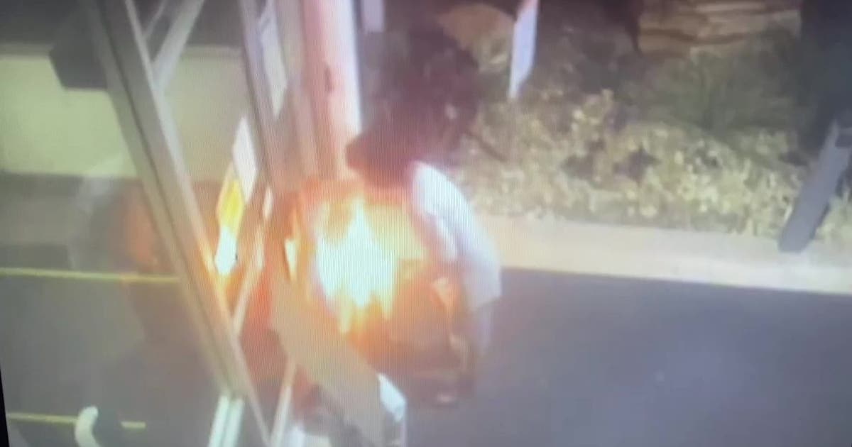 VIDEO: Man arrested for setting traffic cones on fire in front of Costa ...