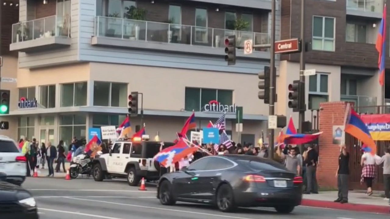 Rally at Armenian Consulate in Glendale